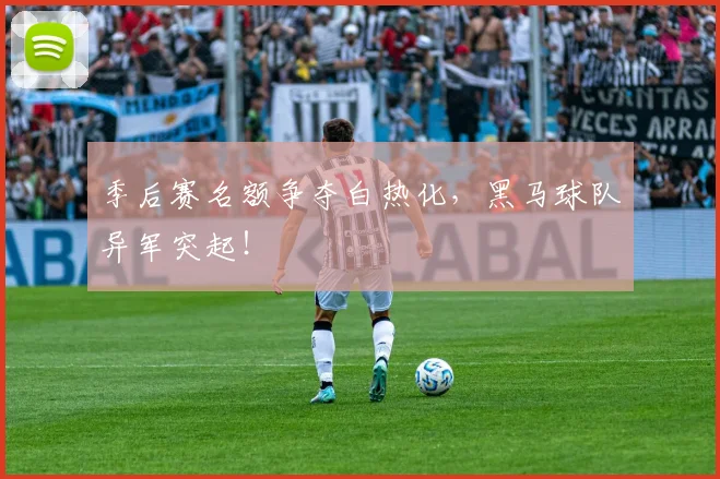 季后赛名额争夺白热化，黑马球队异军突起！